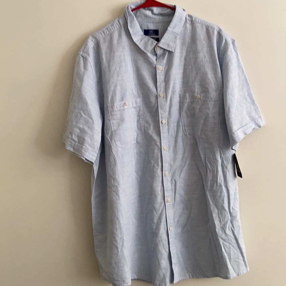 Blue striped shirt